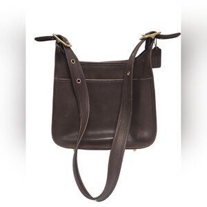 COACH intage Brown Leather Shoulder Bag